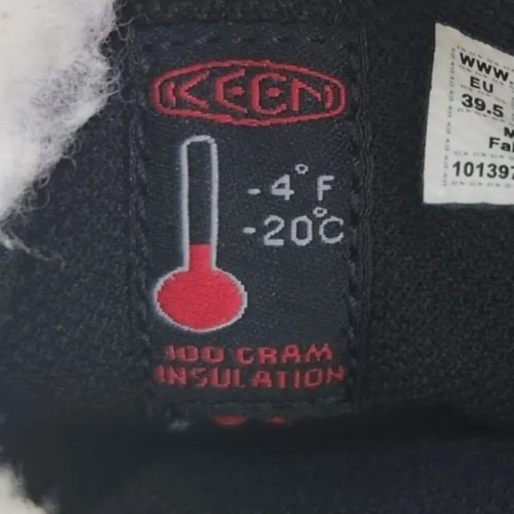Keen Elsa Boot WP Waterproof Insulated Winter Boots Womens Size 9 Black 1013971